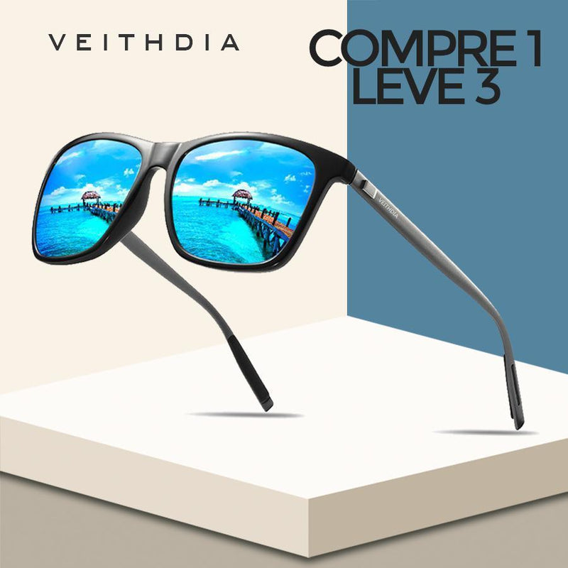 COMPRE 1 LEVE 3 - 2021 VEITHDIA Óculos de Sol Polarizados Masculinos de Alumínio e Magnésio com Novo Design - HSPX Magazine
