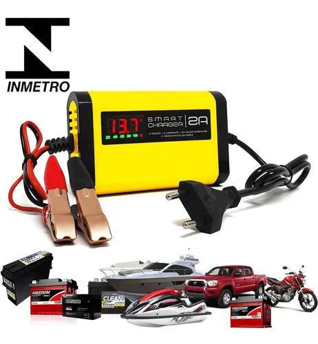 Carregador de Baterias 12V Auto - Bivolt SmartCharge - Magazine Variedades