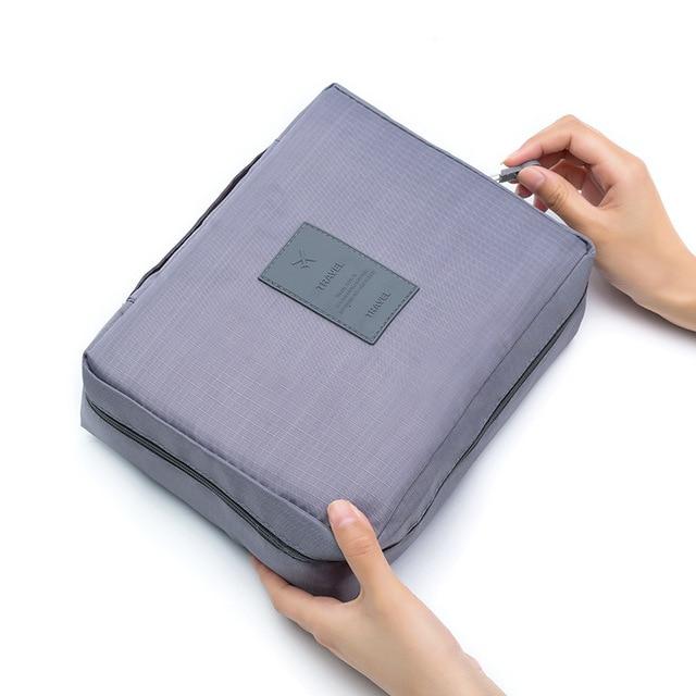 Mega Loja dos Produtos Cinza Necessaire para viagem