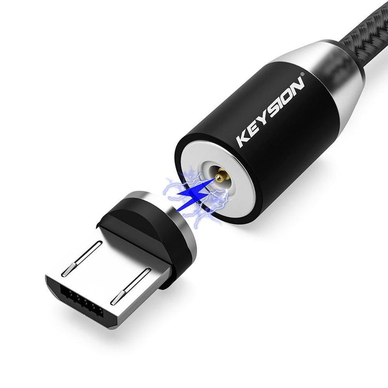 Mega Loja dos Produtos Para Micro preto / 1m Carregador magnético para iOS e Android