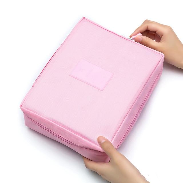 Mega Loja dos Produtos Rosa Necessaire para viagem