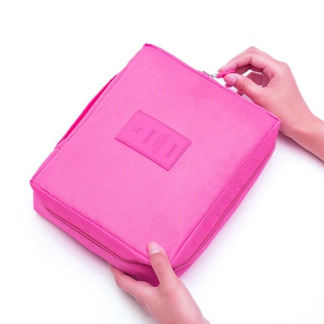 Mega Loja dos Produtos Rosa Pink Necessaire para viagem