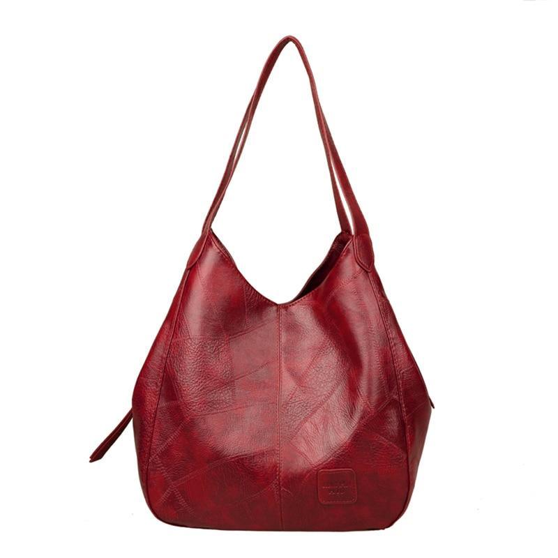 Mega Loja dos Produtos Vermelho Bordô / 33x12x32CM Bolsa Grande Vintage