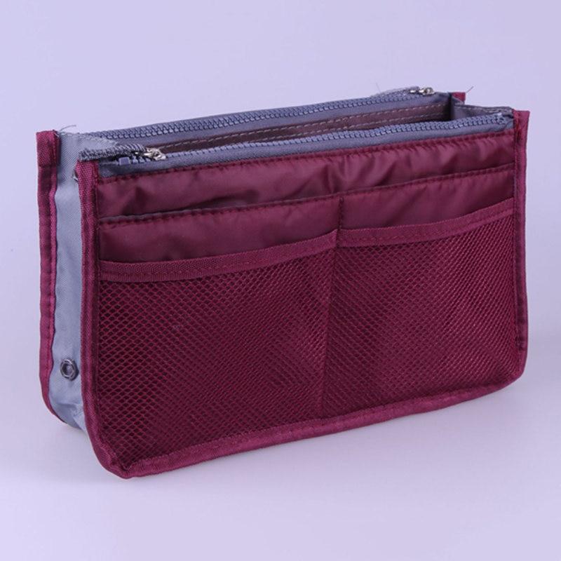Mega Loja dos Produtos Vermelho Bordô Organizador para bolsas